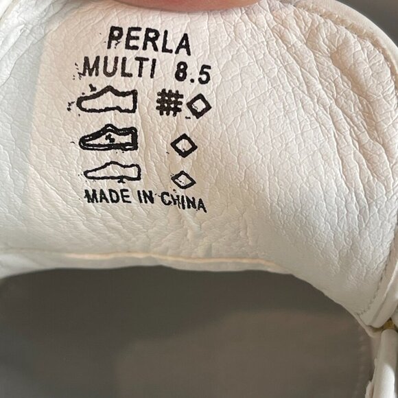 VINTAGE HAVANA Perla Open-Back White Mule Shoes - Size 8.5 - NWT - Picture 5 of 5